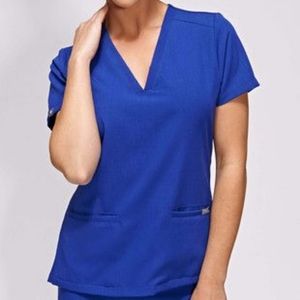 FIGS Casma Top Medium Royal Blue